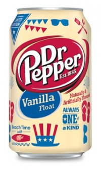 Dr Pepper Vanilla Float Originální chuť, dovoz z USA. UPOZORNĚNÍ: Toto zboží může být dočasně vyprodané. O aktuální možnosti odběru se prosím informujte na tel. +420 725 452 600 nebo e-mail borro@seznam.cz 