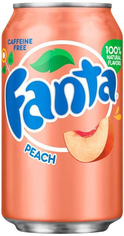 Fanta Peach Originální chuť, dovoz z USA. UPOZORNĚNÍ: Toto zboží může být dočasně vyprodané. O aktuální možnosti odběru se prosím informujte na tel. +420 725 452 600 nebo e-mail borro@seznam.cz 