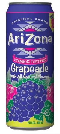 ARIZONA Grapeade 100% přírodní ovocný nápoj, bez konzervantů, umělých barviv, umělého aroma, dovoz z USA. 
Zboží lze objednat jen při nákupu celého kartonu / 24ks. UPOZORNĚNÍ: Toto zboží může být dočasně vyprodané. O  ...